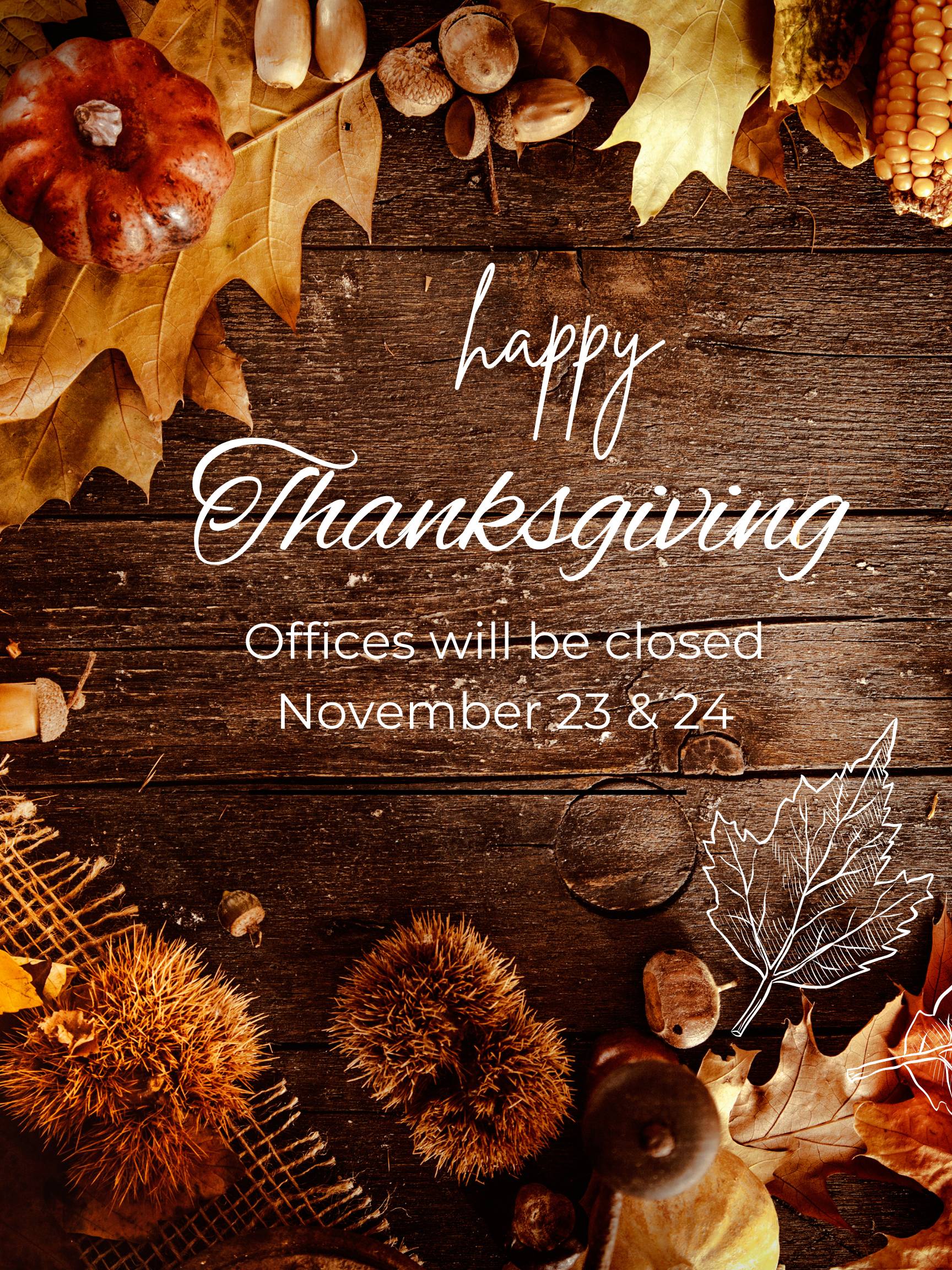 Offices will be closed November 23 & 24 (1) - Copy